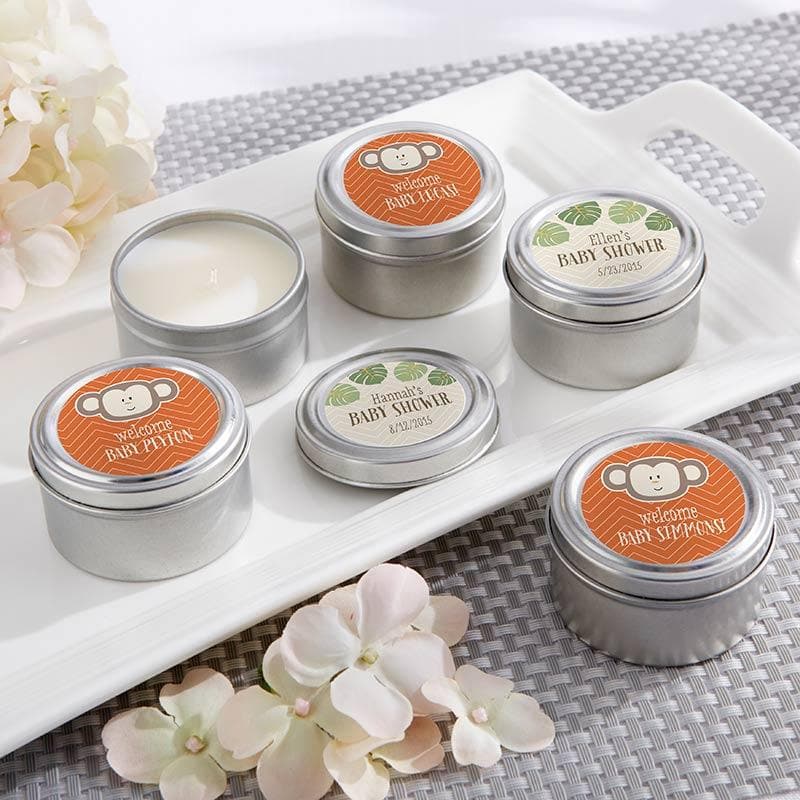 Personalized Born To Be Wild Travel Candle Tin