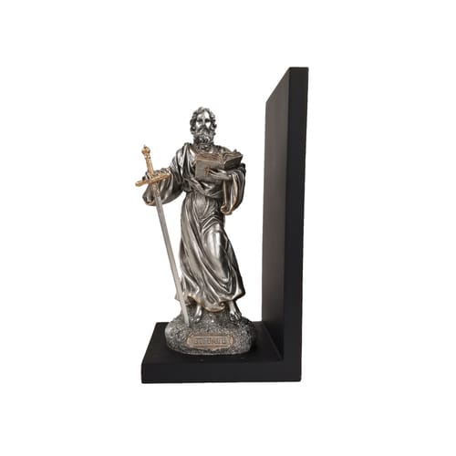 St. Paul Pewter Style Bookend - 9.5&amp;quot;