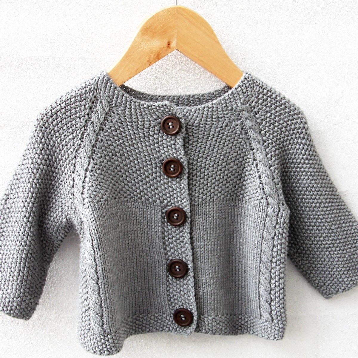 Cardigan Moss Stitch