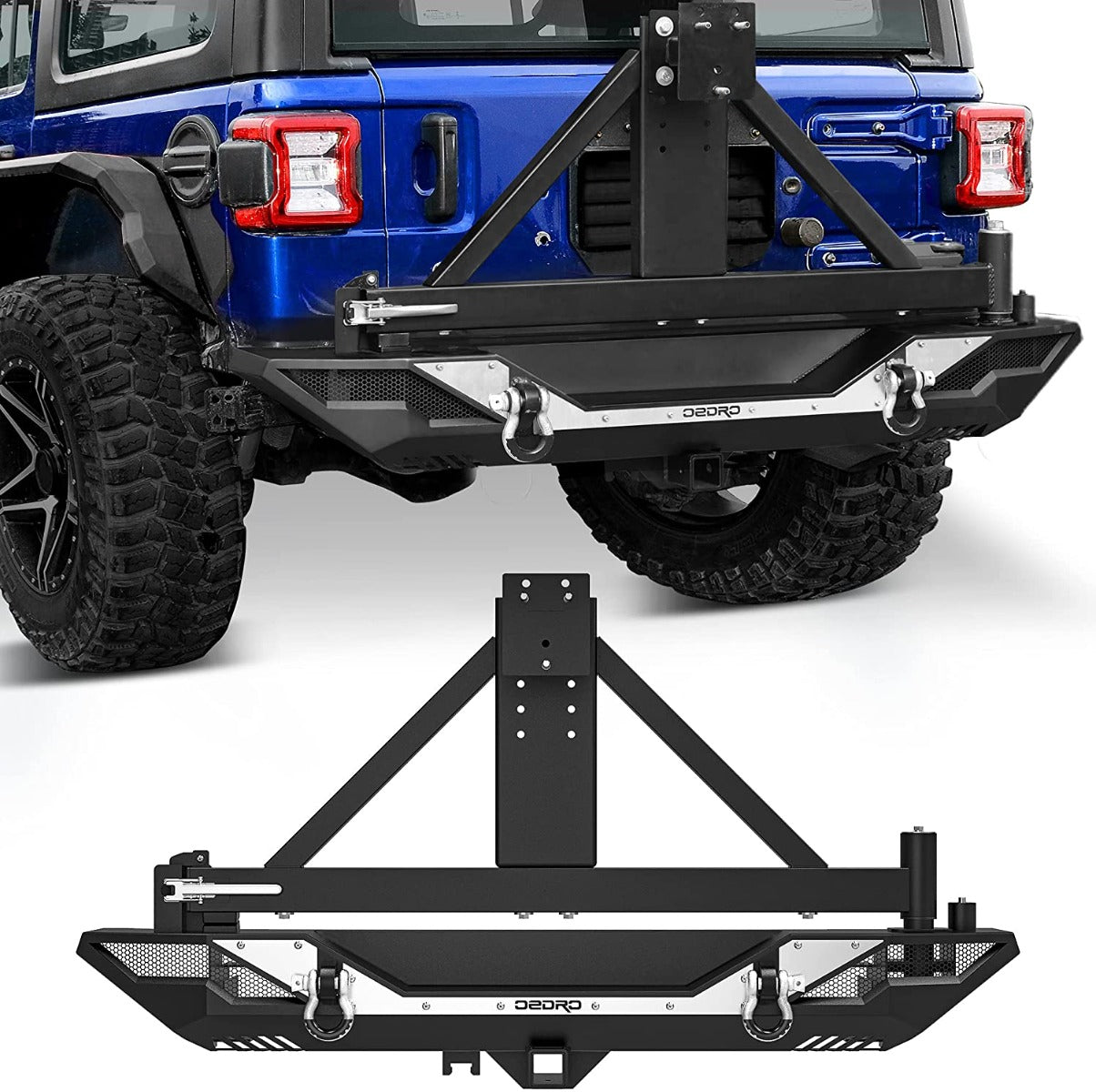 Rear Bumper Tire Carrier for 2018-2024 Jeep Wrangler JL & Unlimited | OEDRO®
