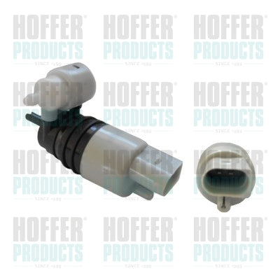 Washer Fluid Pump, window cleaning HOFFER 7500196