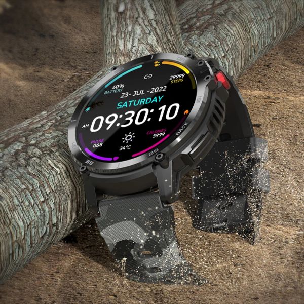 Smart Sport Watches for Men IP68 Waterproof C22 Smartwatch 4G ROM Support Connect Headset Smart Watch 400mah 7days Battery Life
