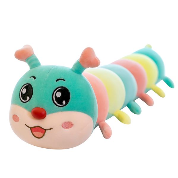 Love caterpillar long throw pillow new plush toy children&#039;s doll