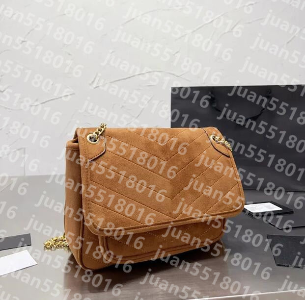 Luxurys Designers Velvet Bags women handbags ladies designer Wallet Shoulder Bags Genuine Leather Card Holders 26cm