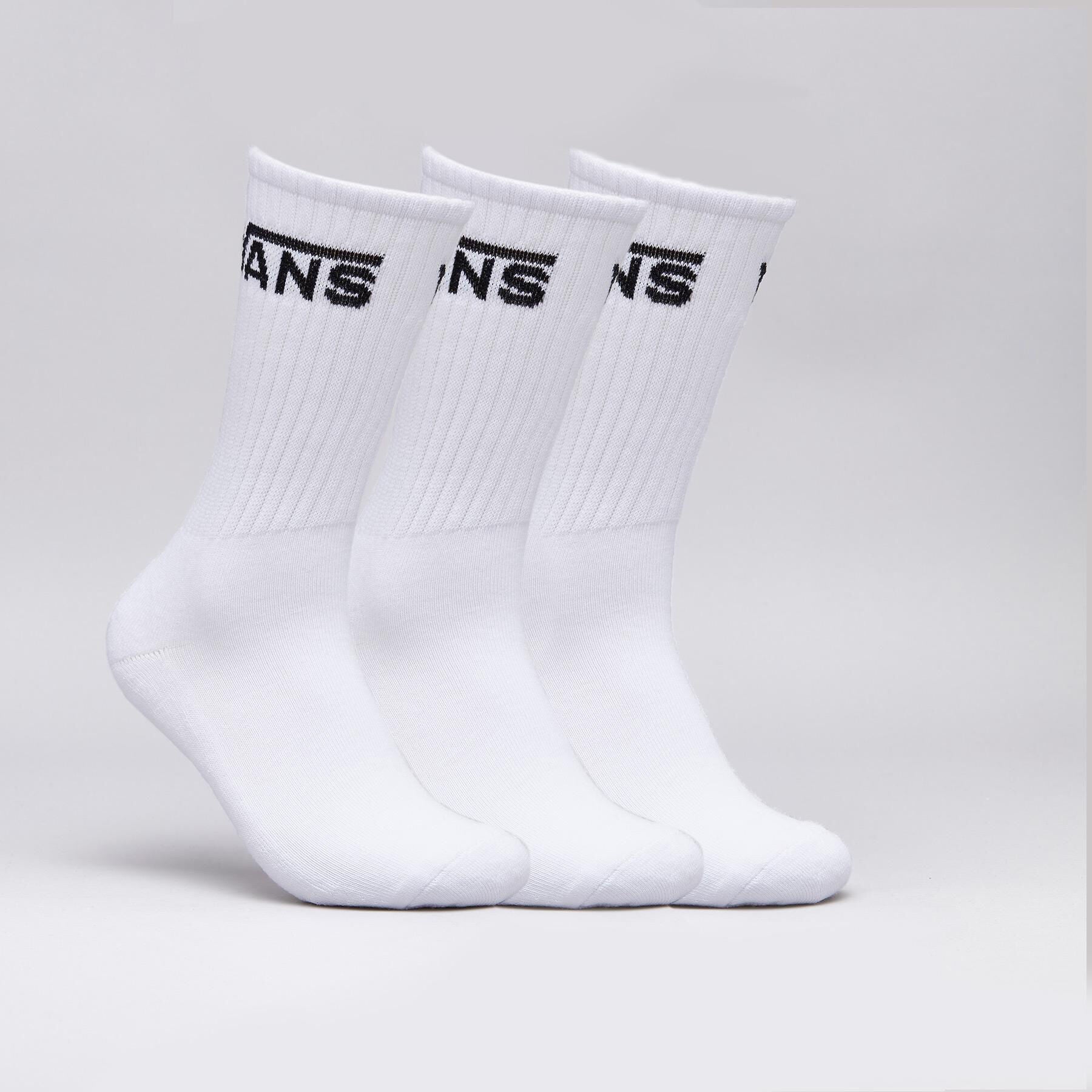 Vans Women's Classic Crew Socks Pack in White