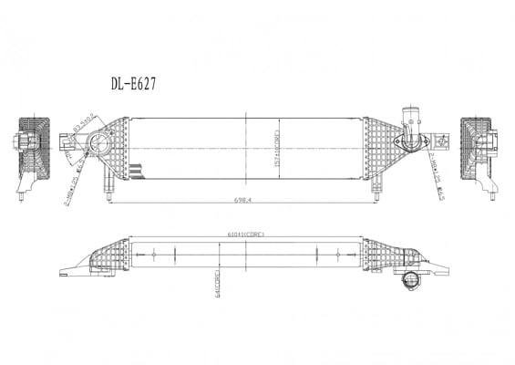 Charge Air Cooler HART 641 339