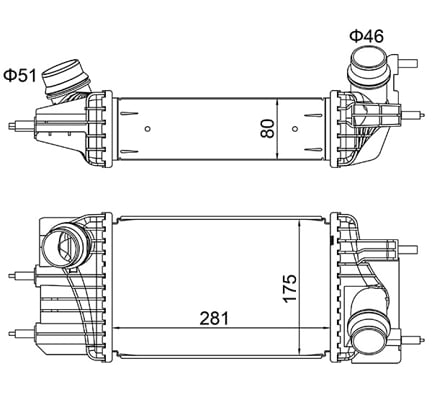 Charge Air Cooler HART 630 304