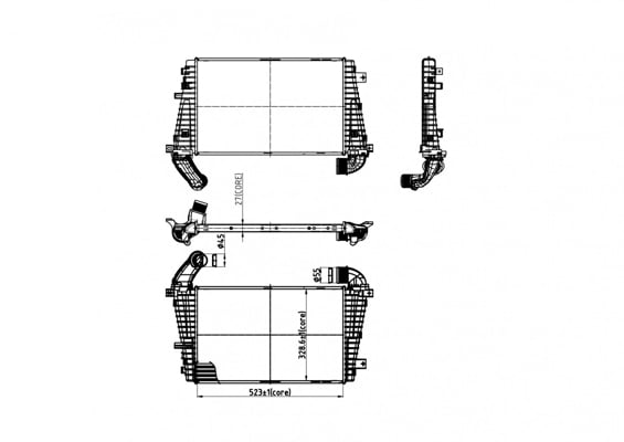 Charge Air Cooler HART 612 488