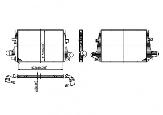 Charge Air Cooler HART 612 547