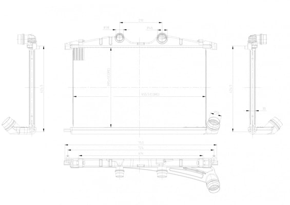 Charge Air Cooler HART 616 625