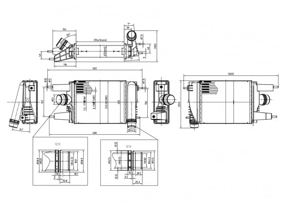 Charge Air Cooler HART 630 303