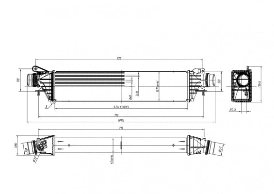 Charge Air Cooler HART 630 309