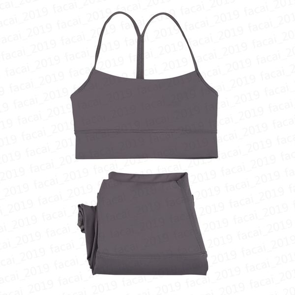 BRA SPORT Sports Top Top Quick Dry Align Yoga Leggings Push Up Up Sportswear Women Workout Roupas Fiess Gym Set Wear C4