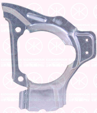 Splash Panel, brake disc KLOKKERHOLM 2022377