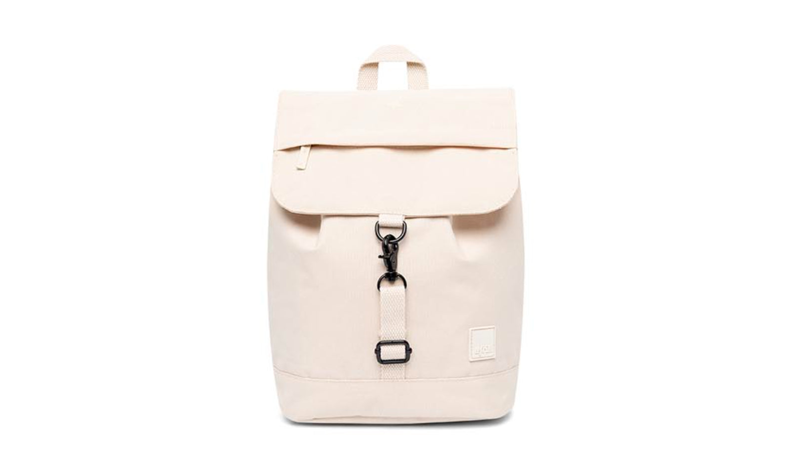 LEFRIK SCOUT MINI BACKPACK: SUSTAINABLE BACKPACK Stripes Ecru