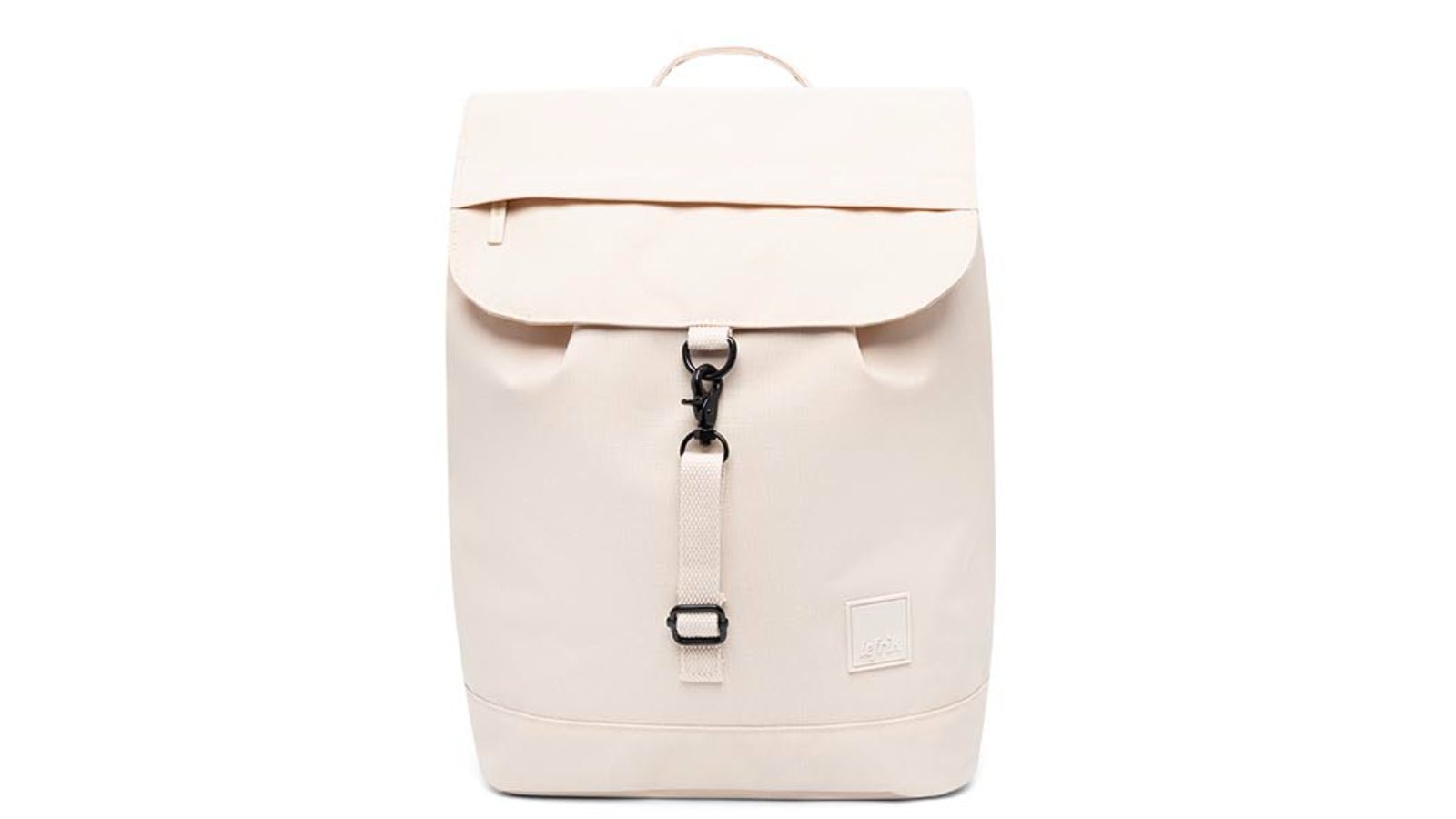 LEFRIK SCOUT: Eco-Friendly Daily Backpack Stripes Ecru