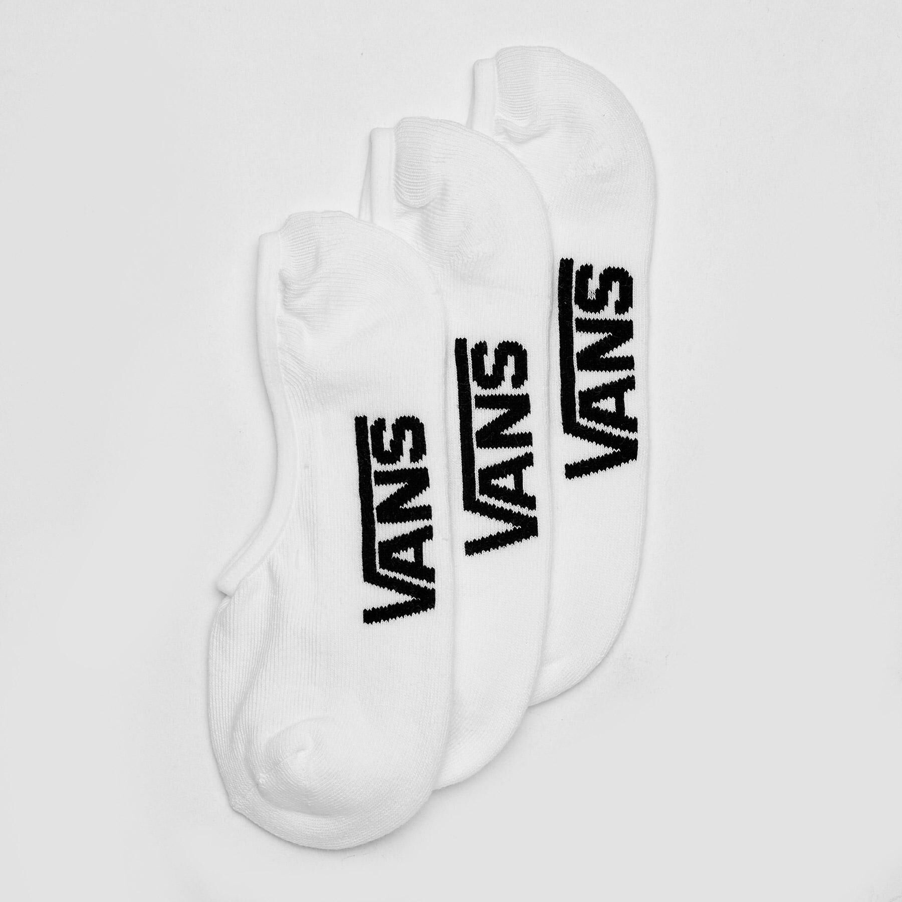 Vans Men's Cl Super No Show Socks 3 Pack L-xl in White