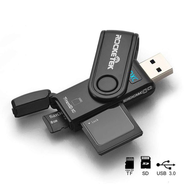 USB 3.0 Multifunctional Micro SD-TF Memory Card Reader Expansion Dock Digital