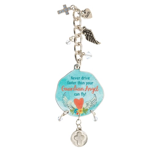 Guardian Angel Car Charm