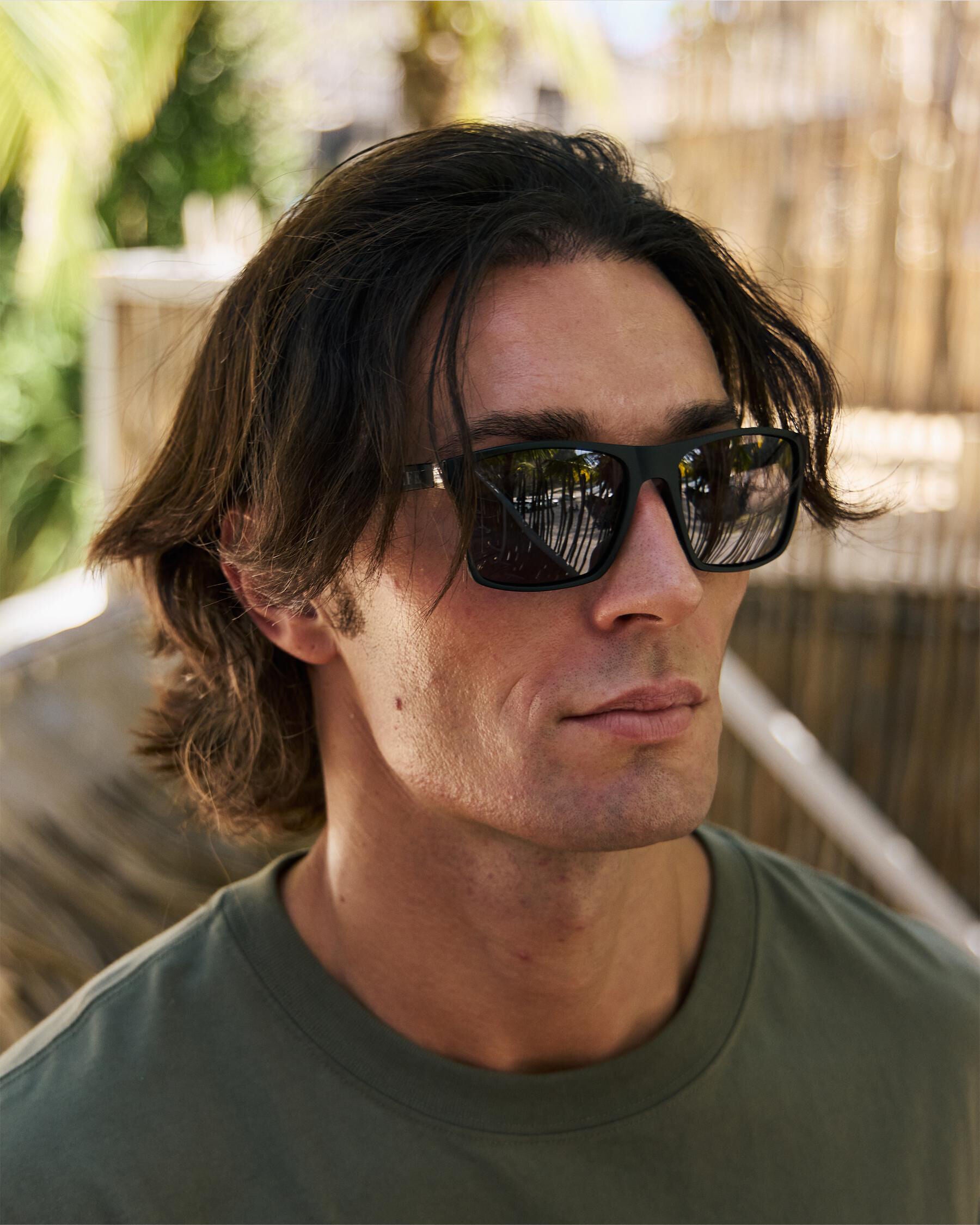 Salty Life Men's Pacific Polarised Sunglasses in Black