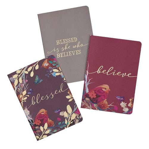 Assorted Blessed Is She Notebooks - Set of 3