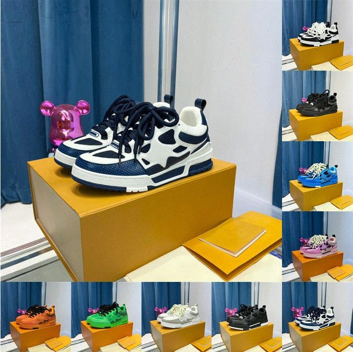 Chunky Sneakers Men: Low Top Canvas Sneakers, Fashionable Athletic Shoes for Skateboarding Casual Wear - Lightweight, Cushioned, and Durable top 212