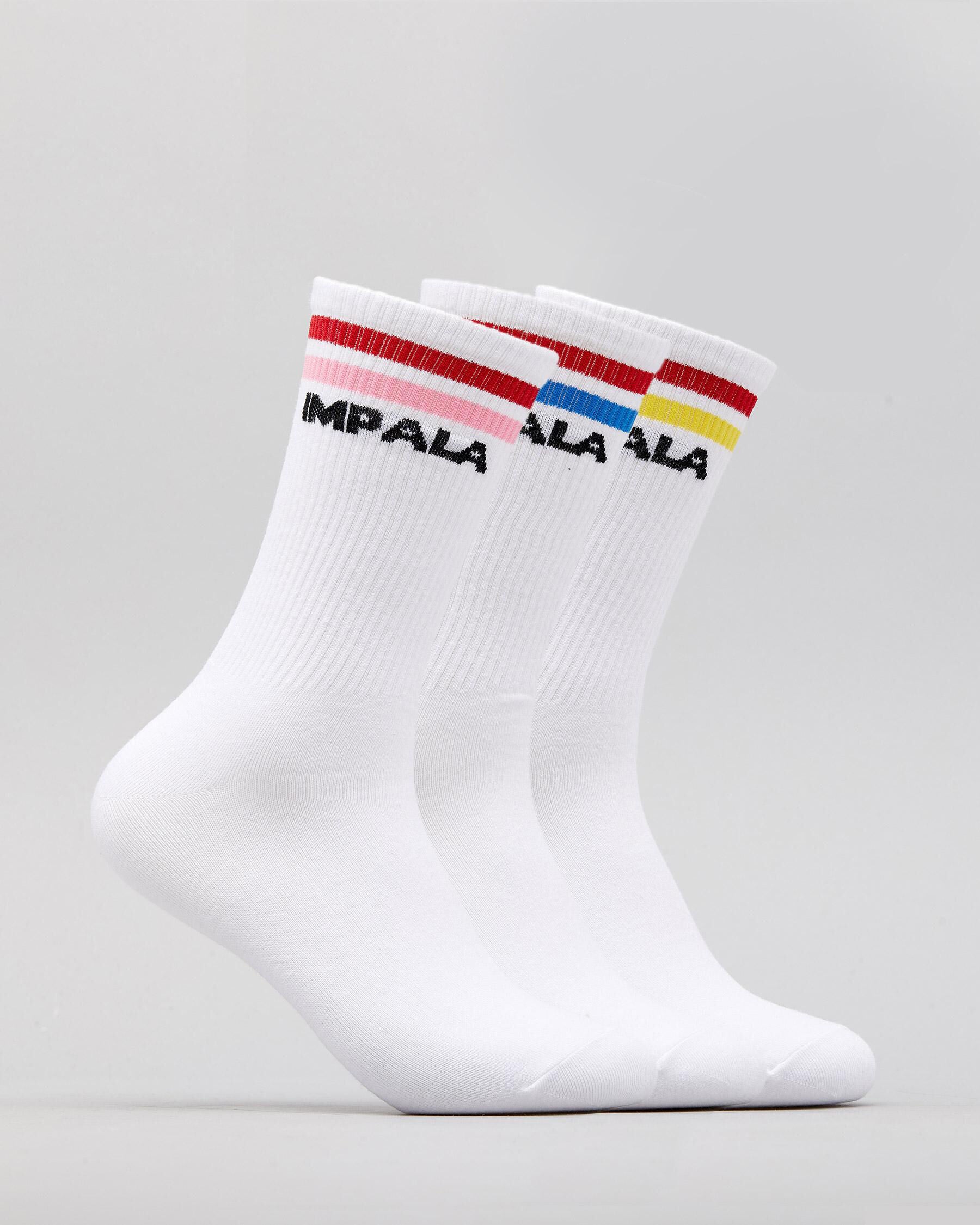Impala Women's Roller Stripe Socks Pack
