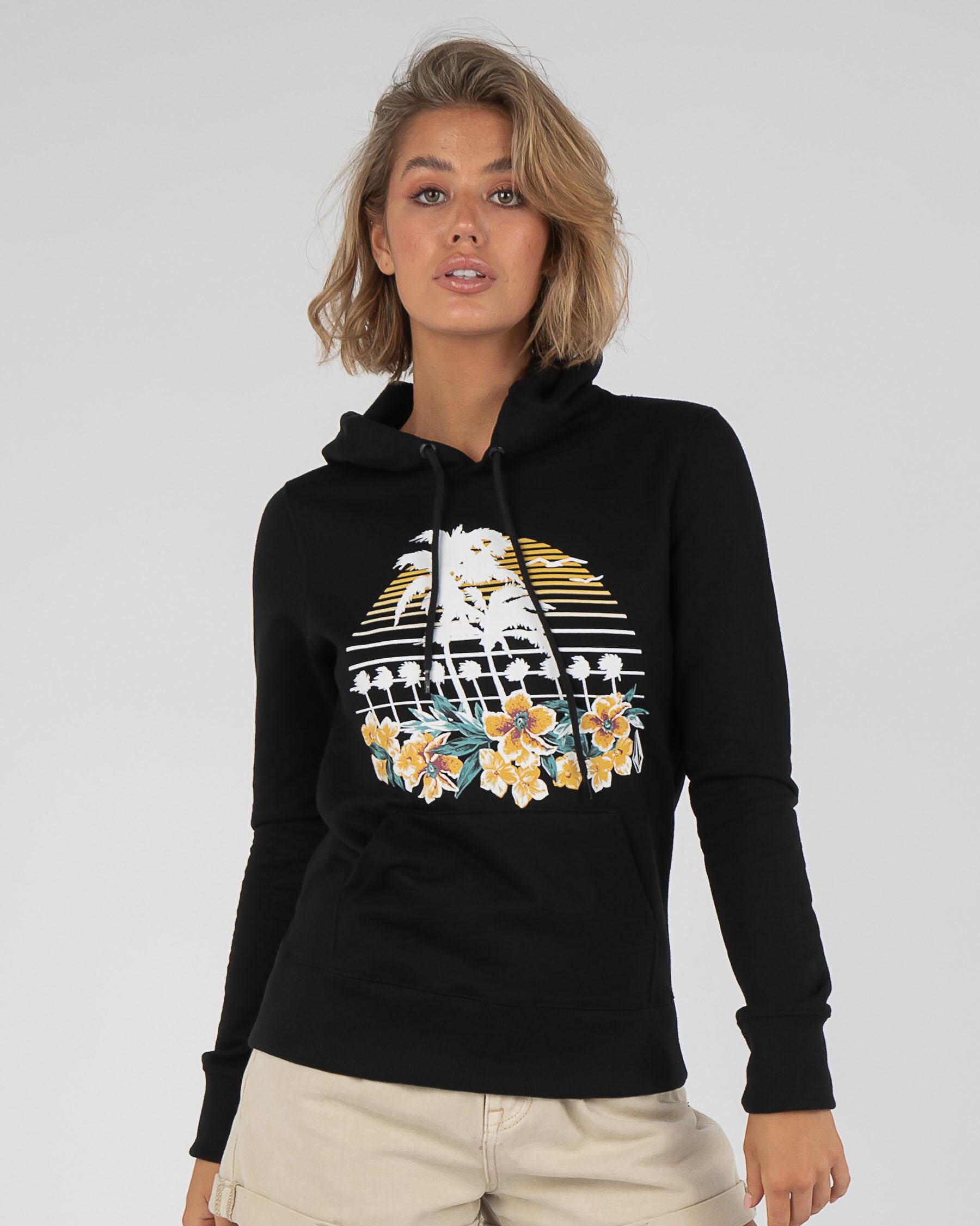 Volcom Women's V-Stone Hoodie in Black