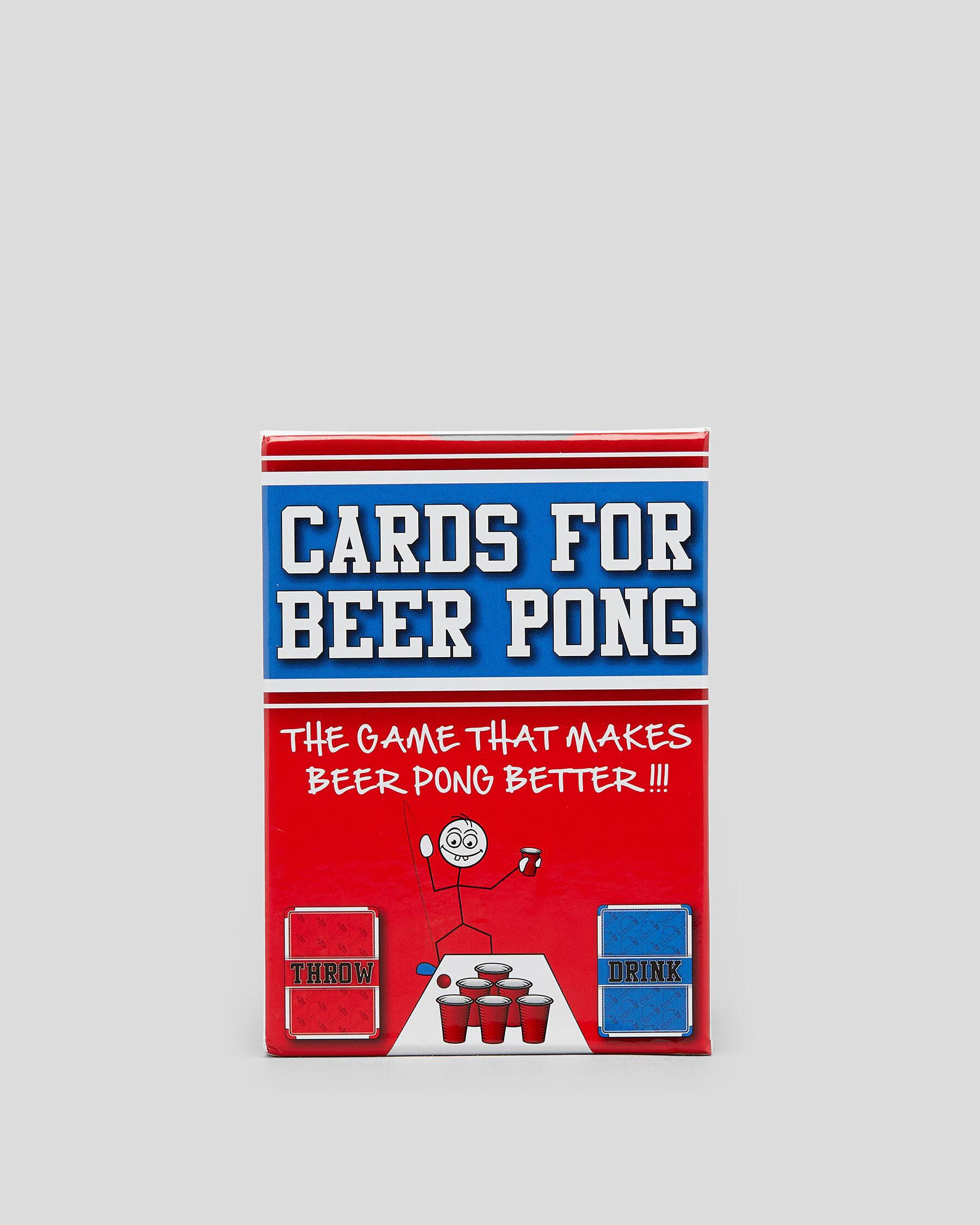 Get It Now Cards For Beer Pong Game