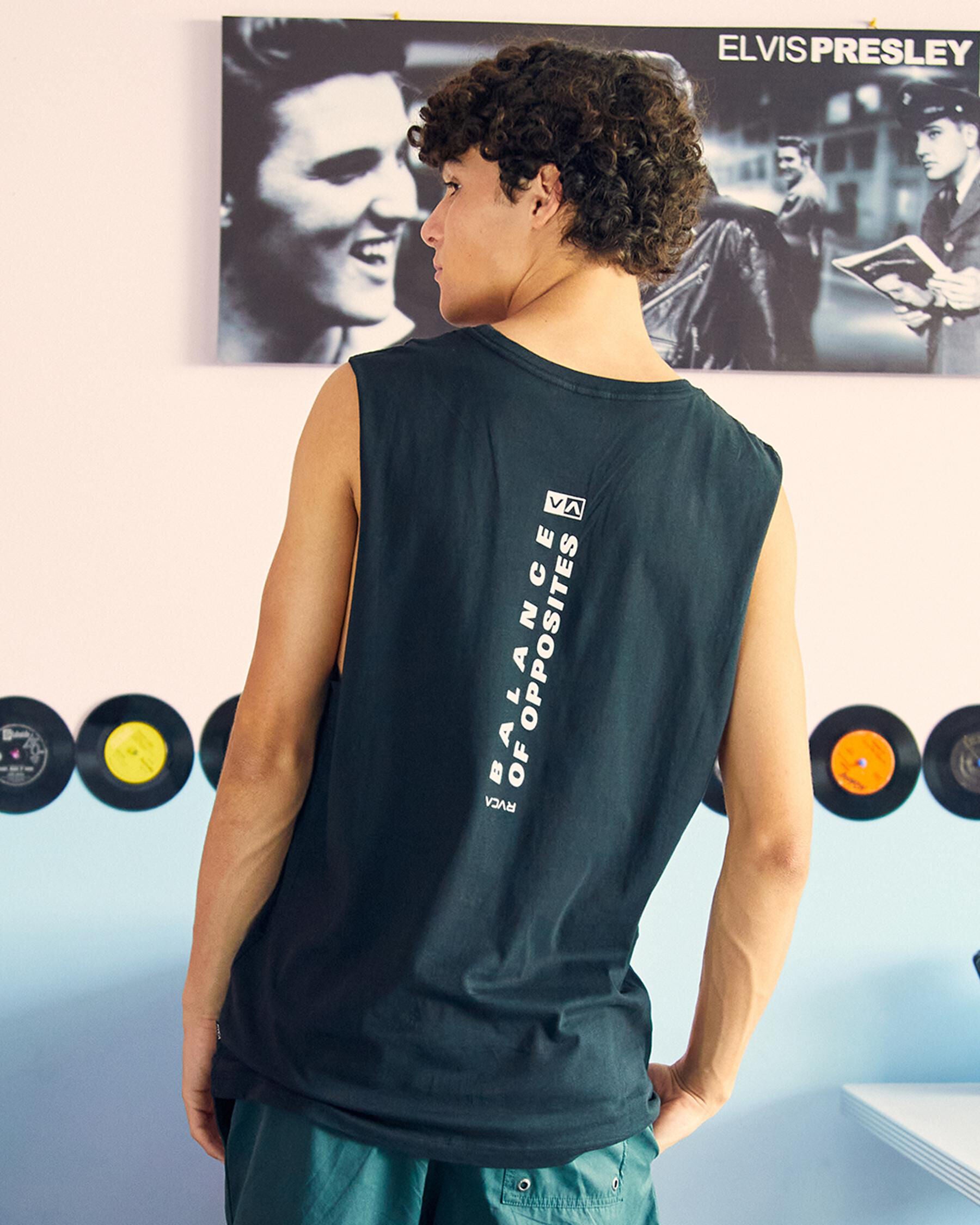 RVCA Men's Vert Muscle Tank Top in Black