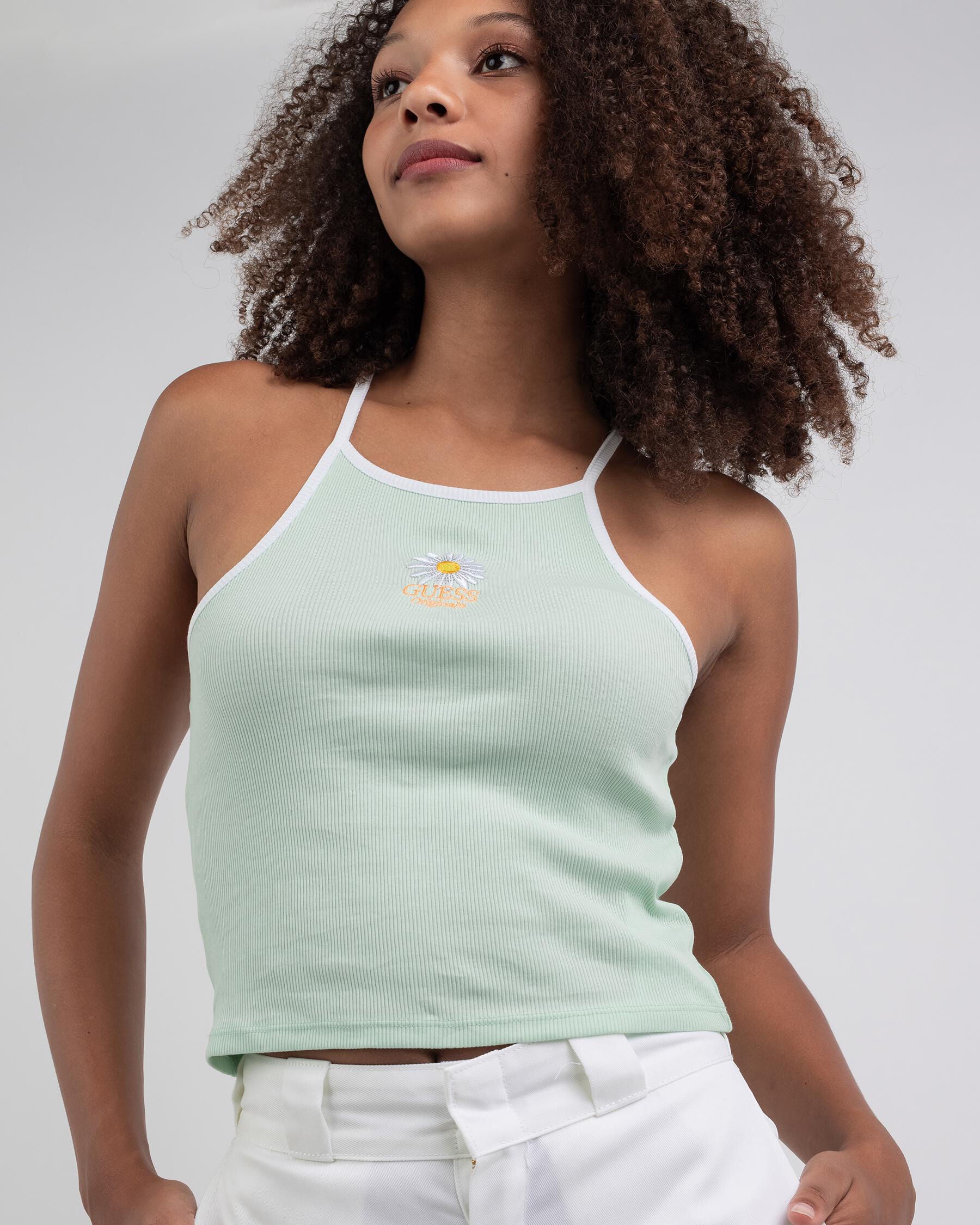 GUESS Women's Originals Sienna Tank Top in Green