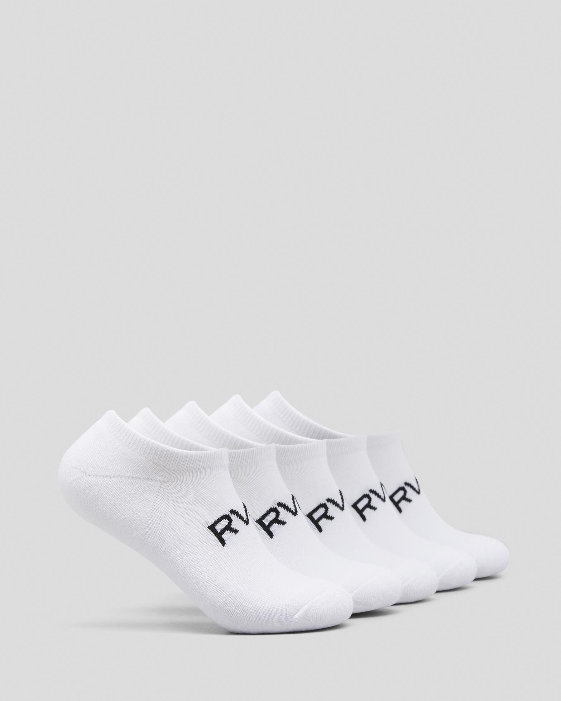 RVCA Women's Transfer Socks Pack in White