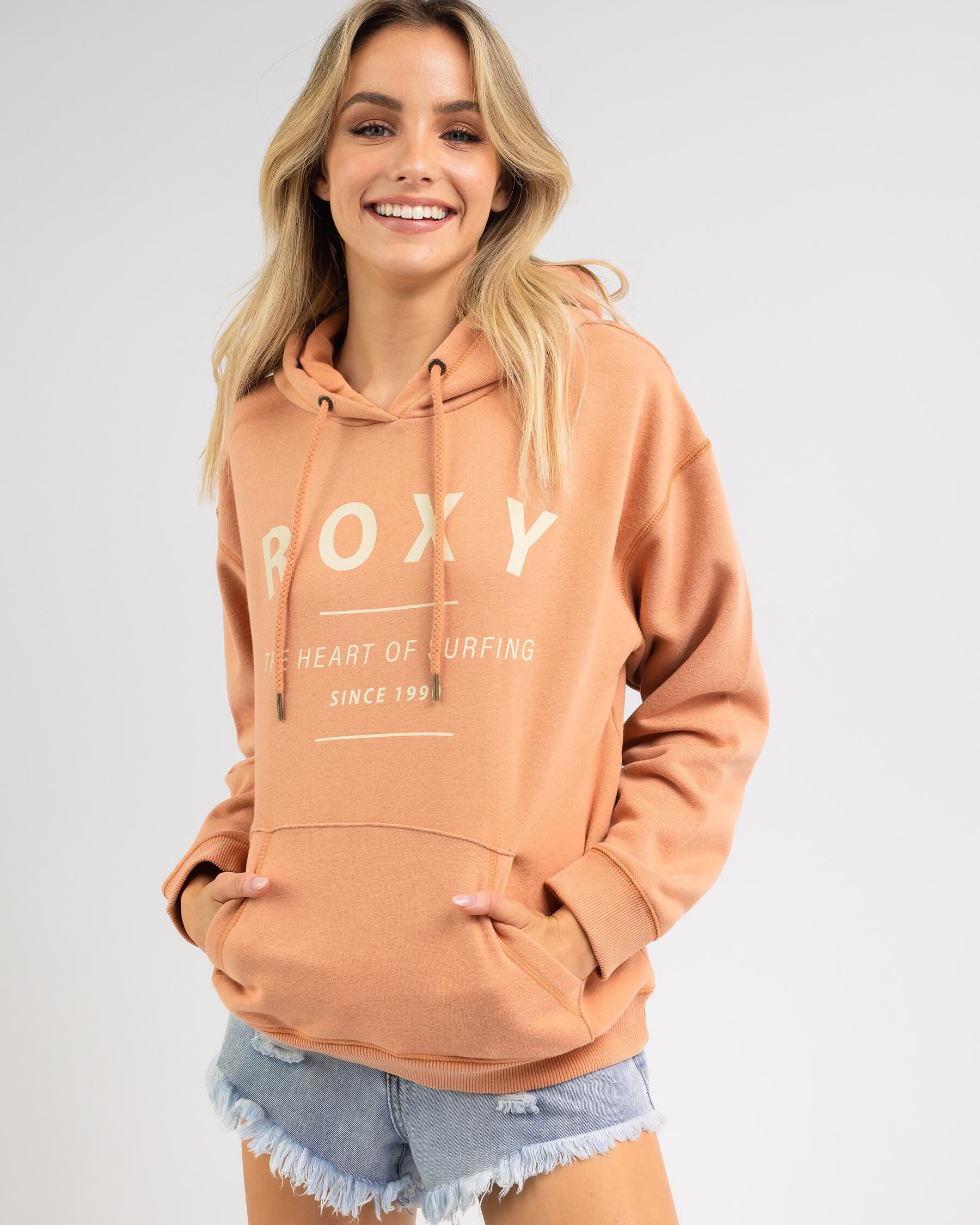 Roxy Women's Take A Look Hoodie in Orange