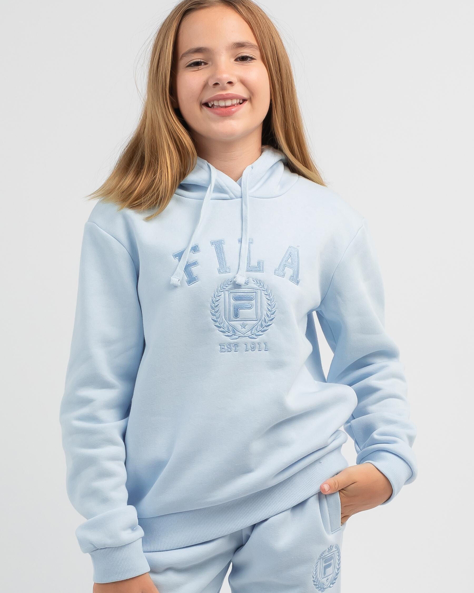 Fila Girls' City Lori Hoodie in Blue