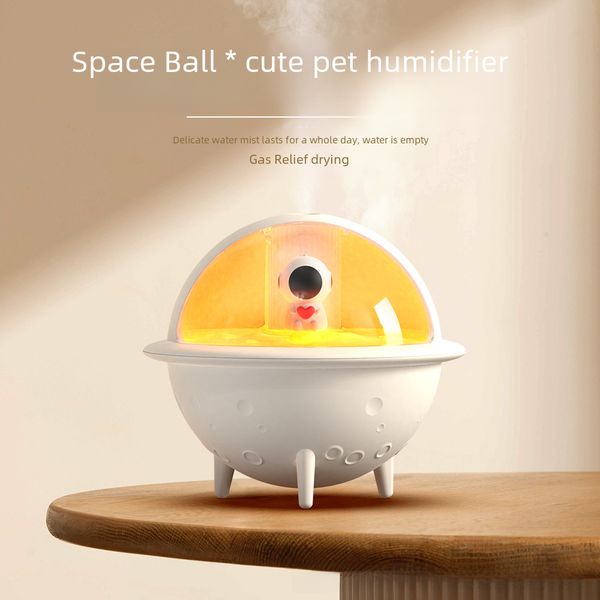 Humidifiers Colorful space caule humidifier small portable atomization bedroom home desktop fog volume cute egg atomizer CL250104