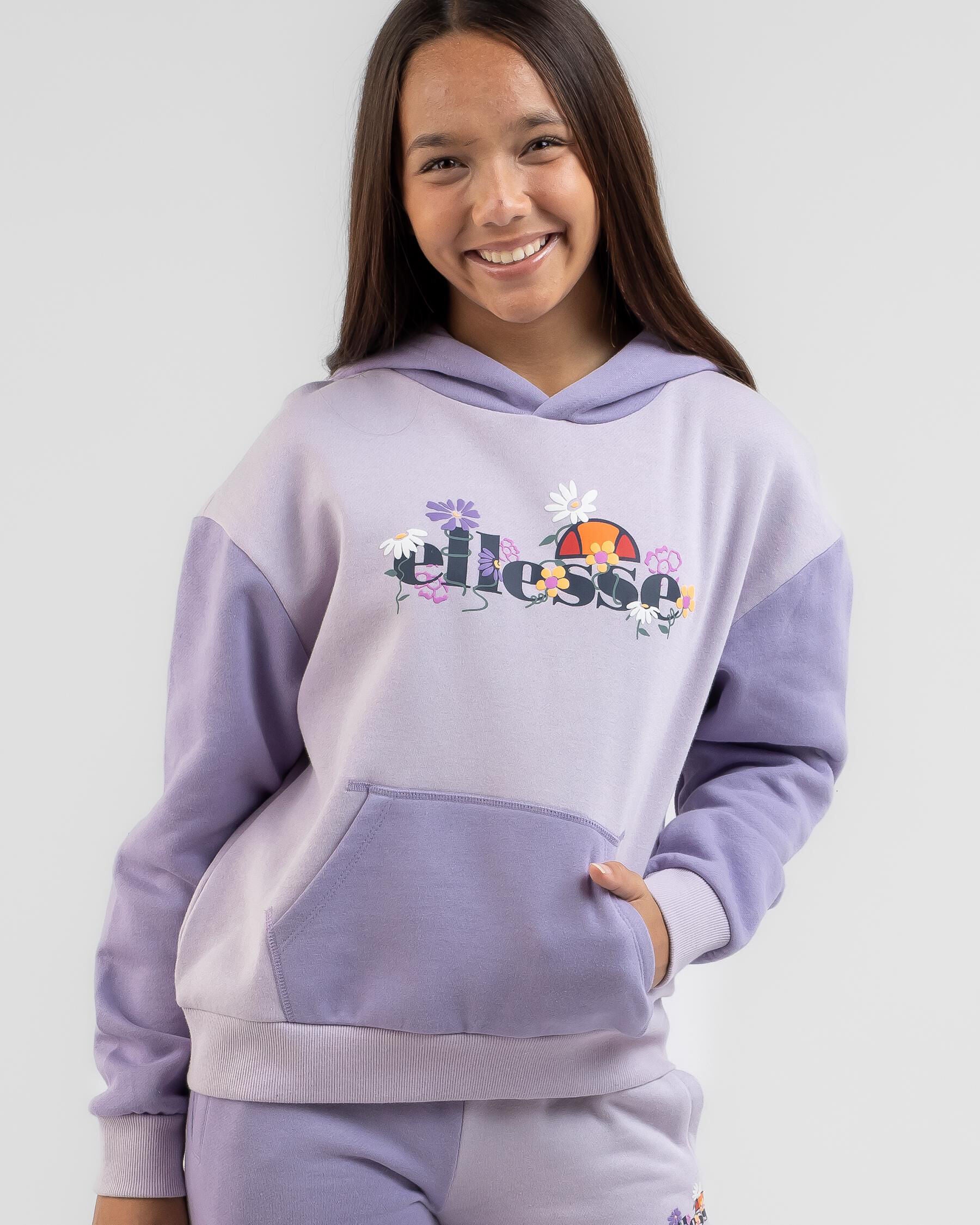 Ellesse Girls' Dici Hoodie in Purple