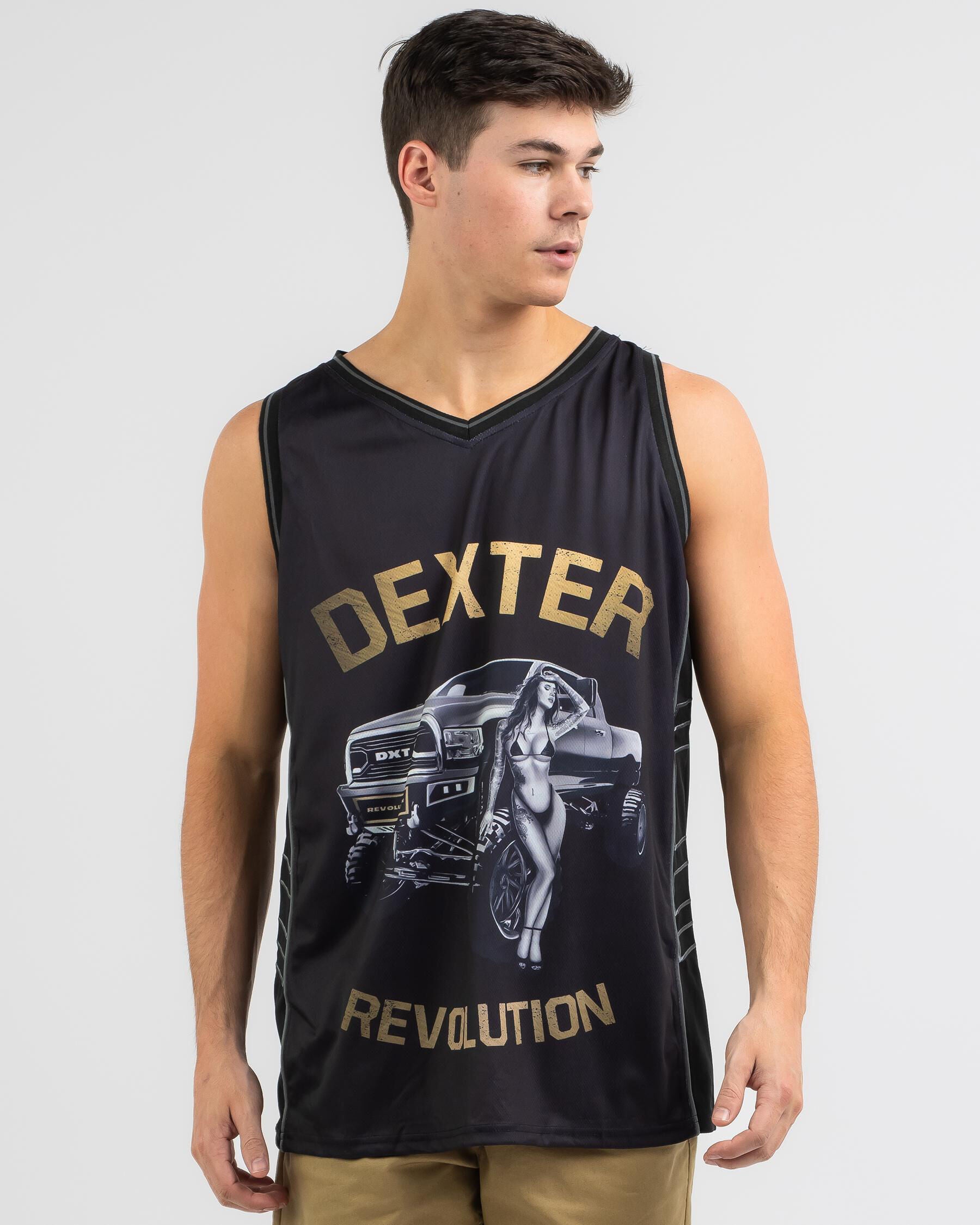 Dexter Men's Ram It Mesh Muscle Tank Top in Black