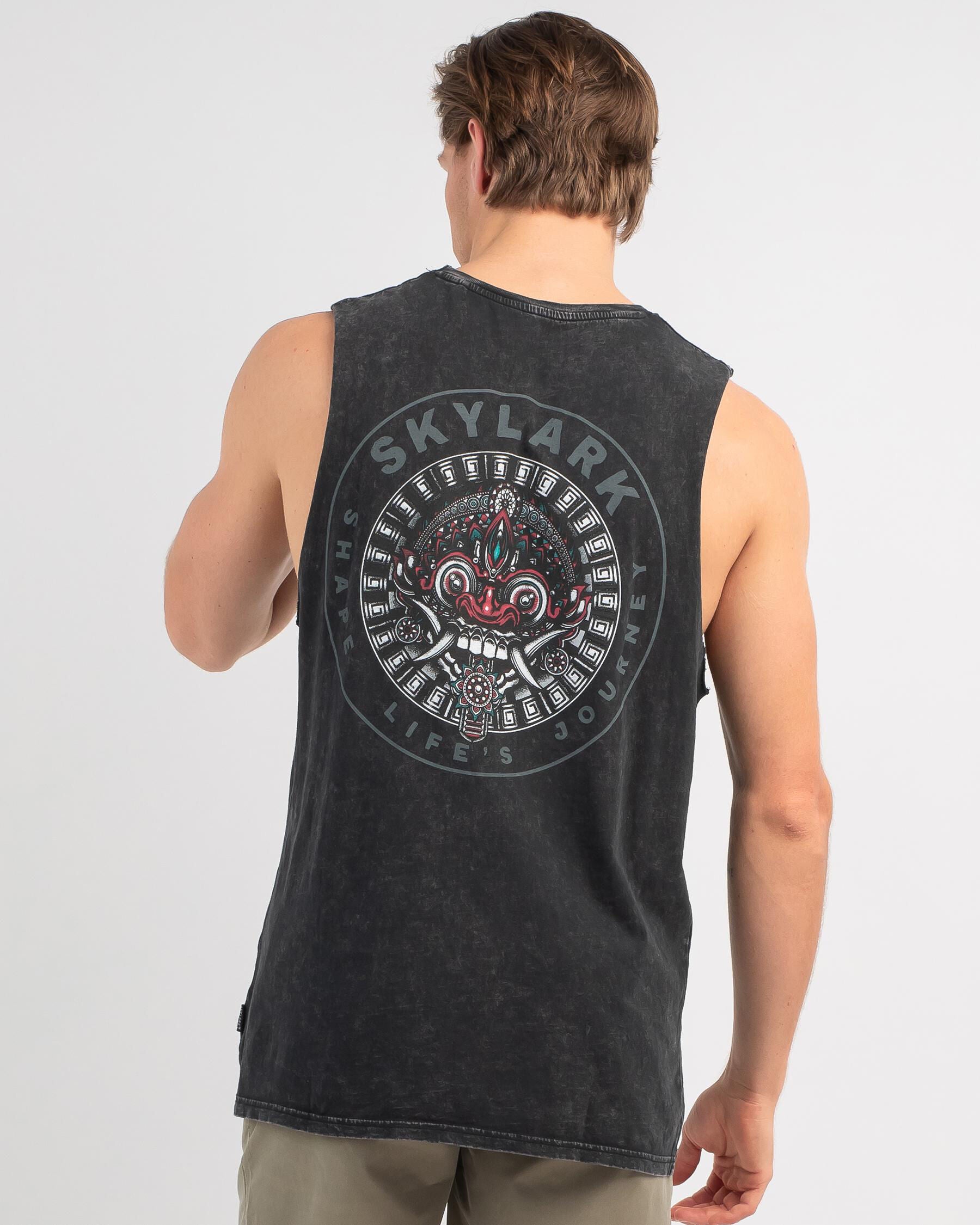Skylark Men's Traditions Muscle Tank Top in Black