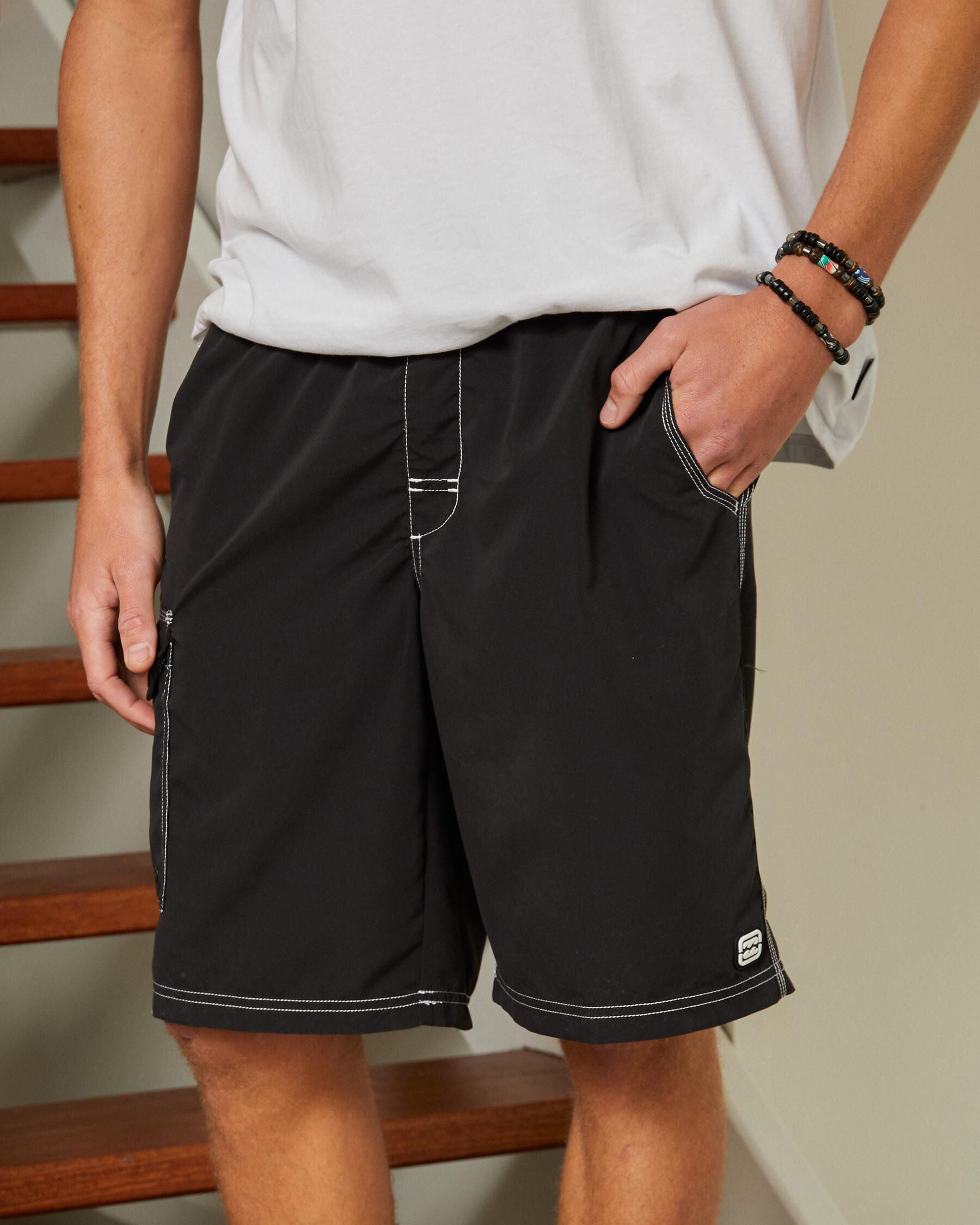 Billabong Men's Throw On Board Shorts in Black