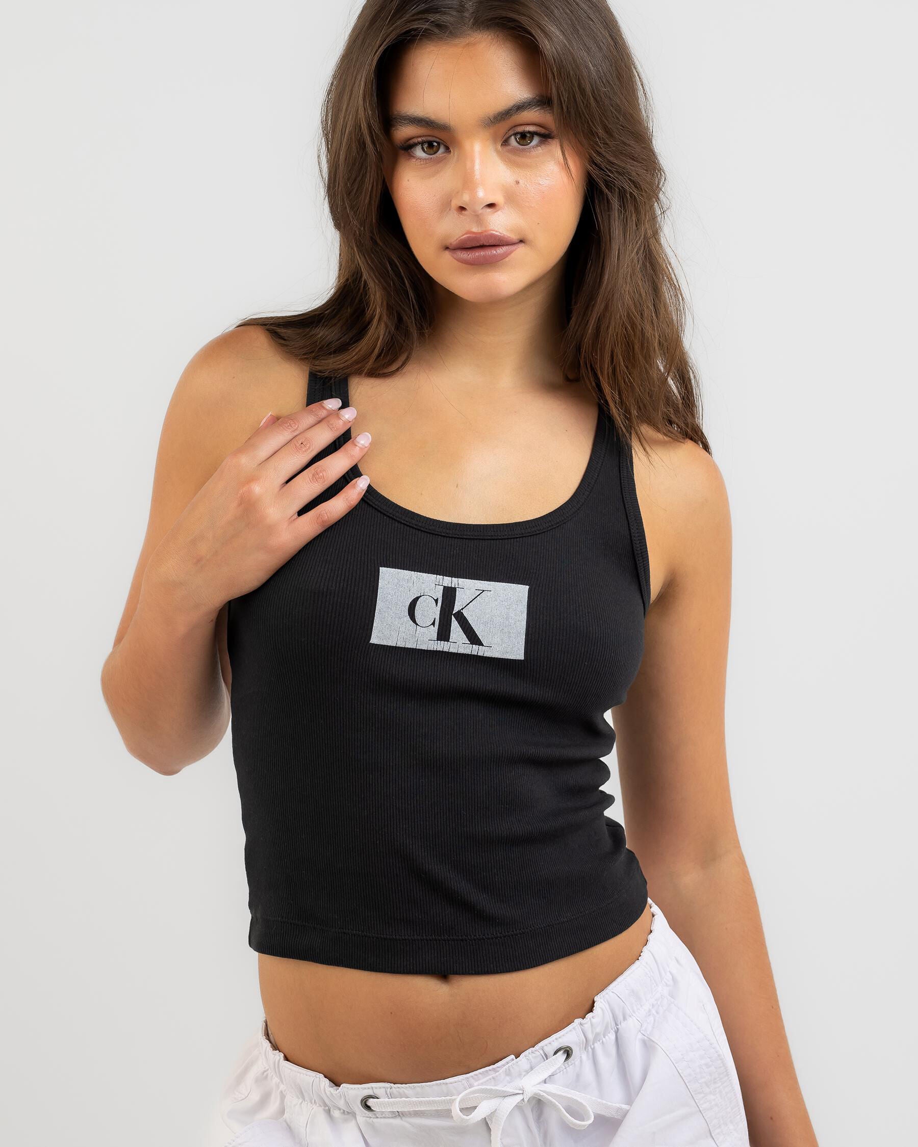 Calvin Klein Women's 1996 Slim Tank Top in Black