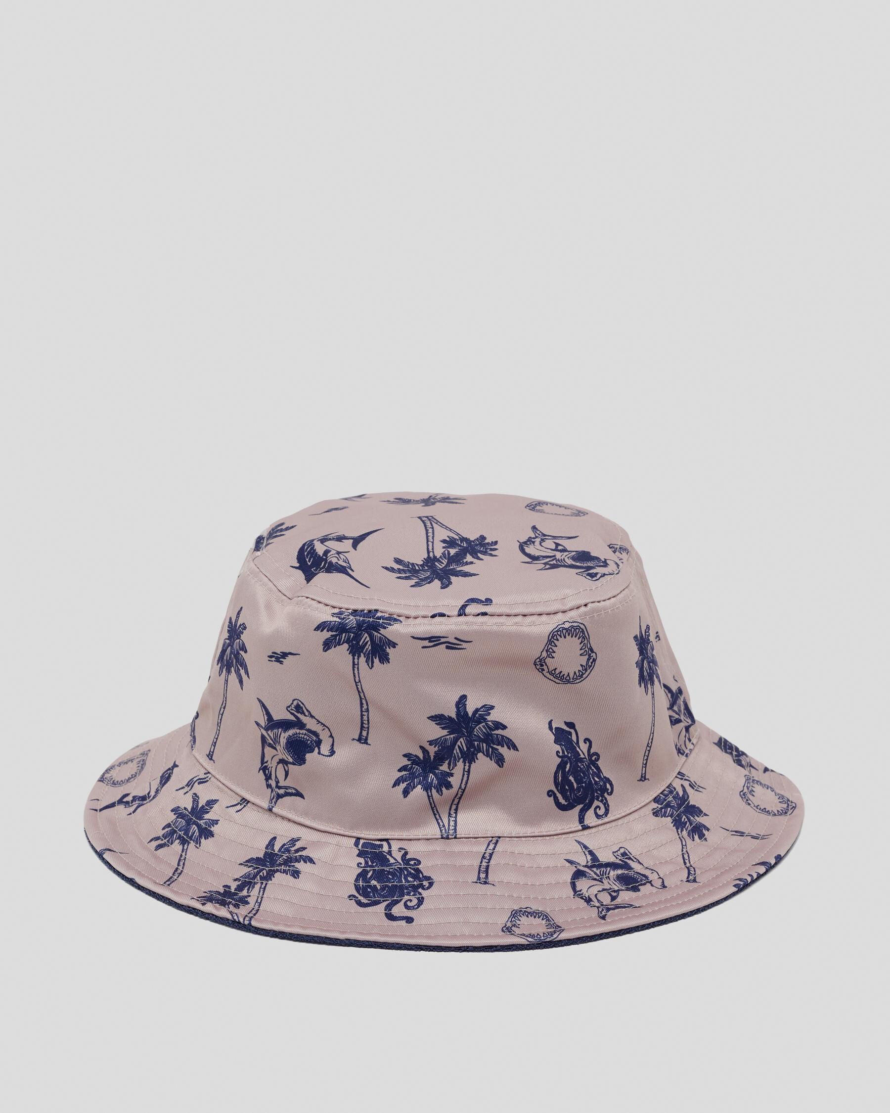 Salty Life Men's Schooner Bucket Hat in Navy