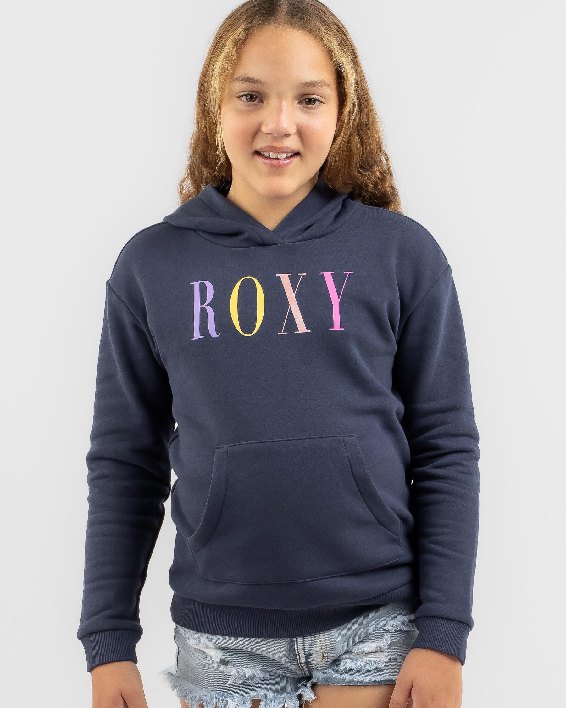 Roxy Girls' Wildest Dreams Hoodie in Blue