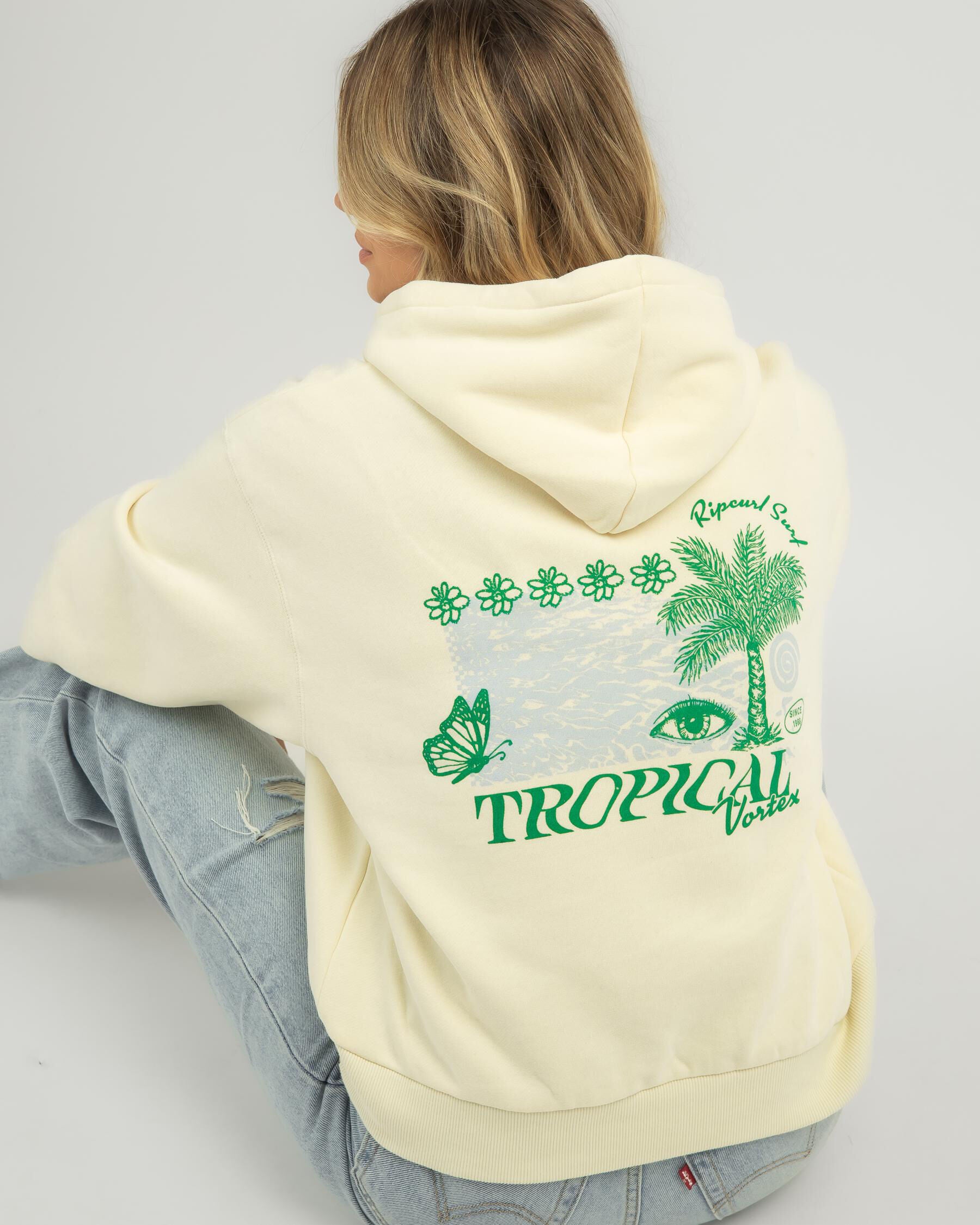 Rip Curl Women's Cosmic Hoodie in Cream