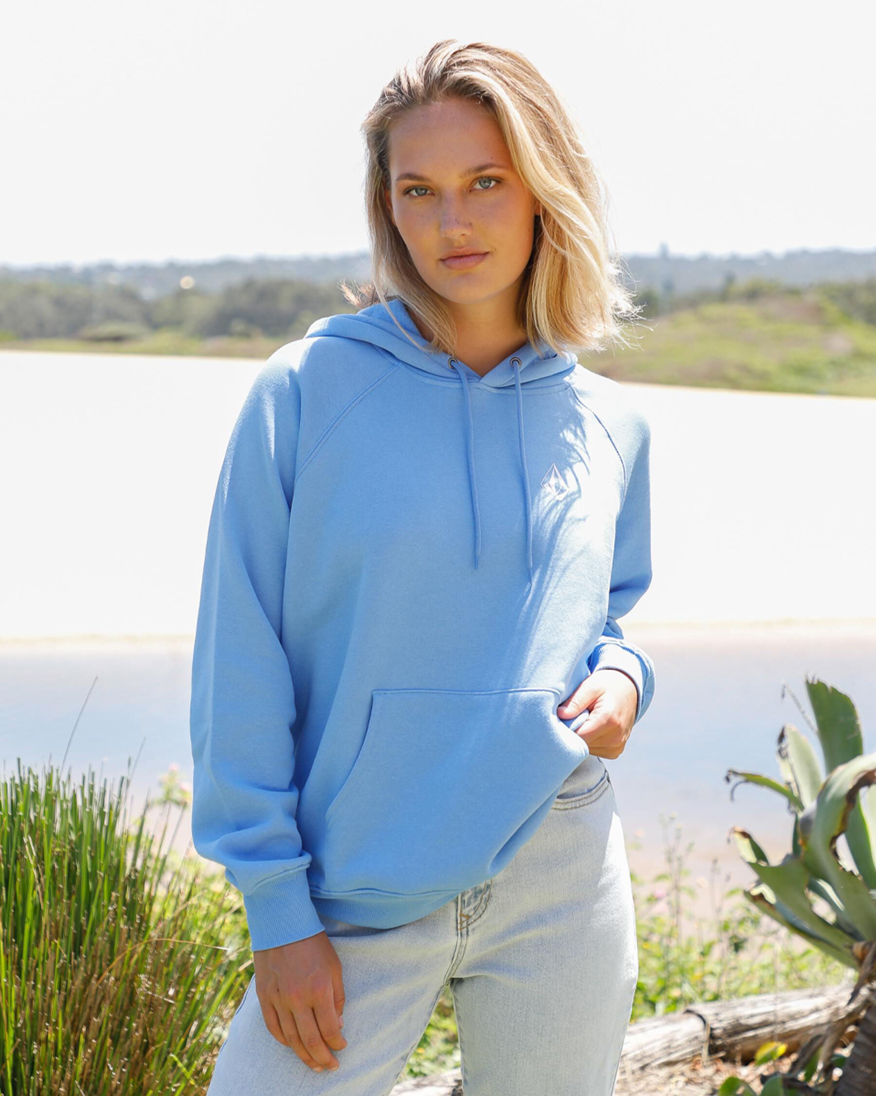Volcom Women's Get More Ii Hoodie in Blue