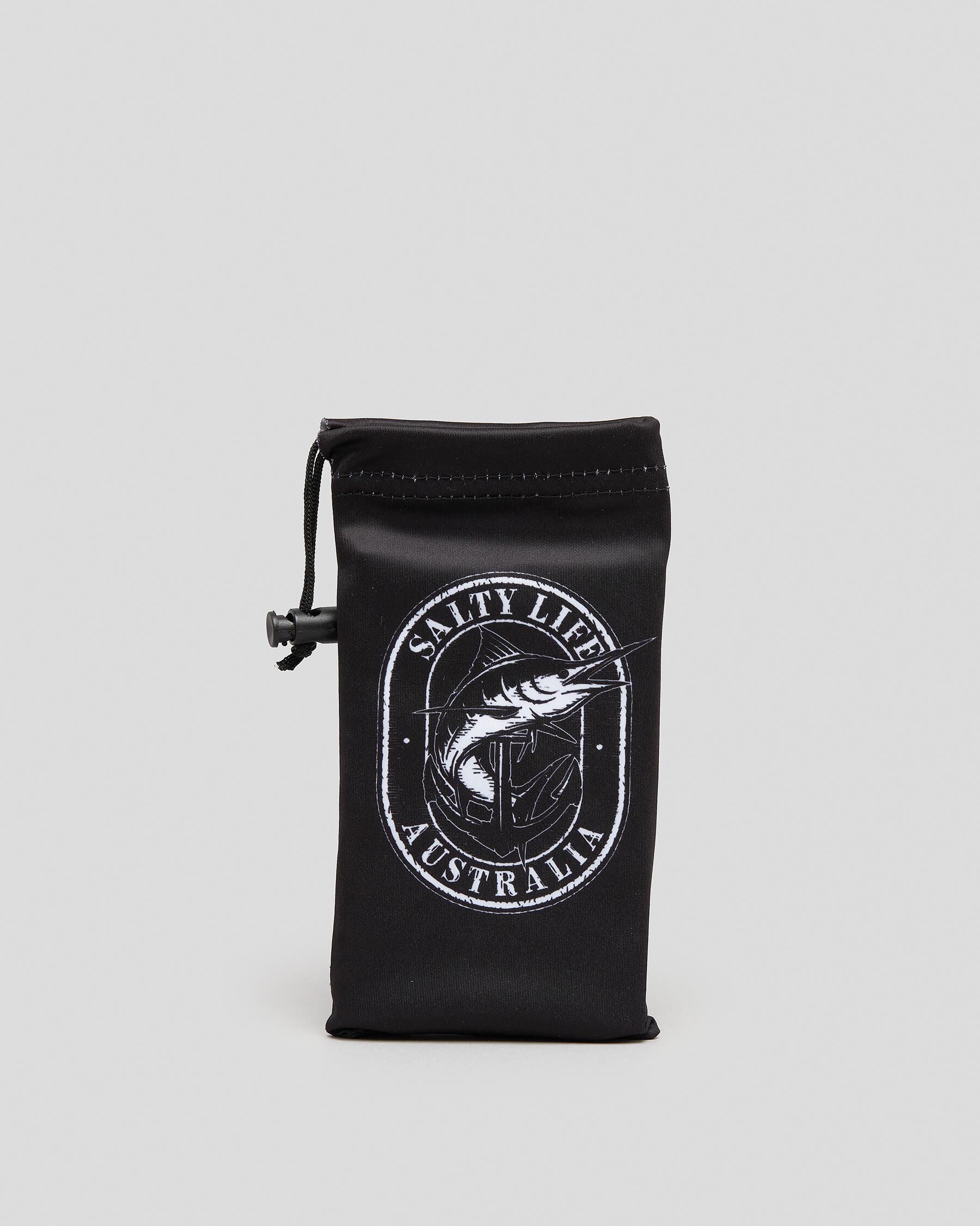 Salty Life Men's Cheers Sunglasses Satchel in Black