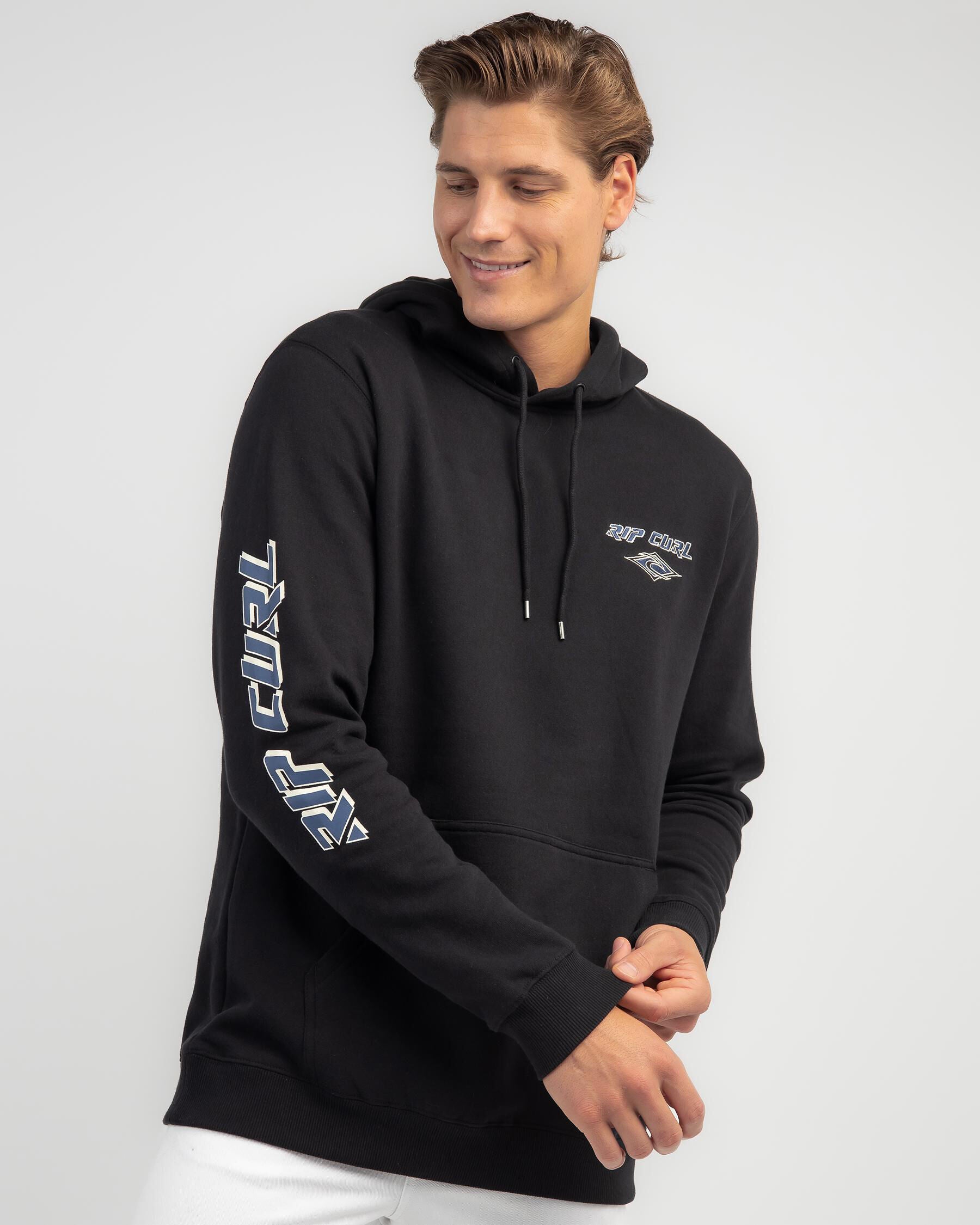 Rip Curl Men's Fade Out Hoodie in Black