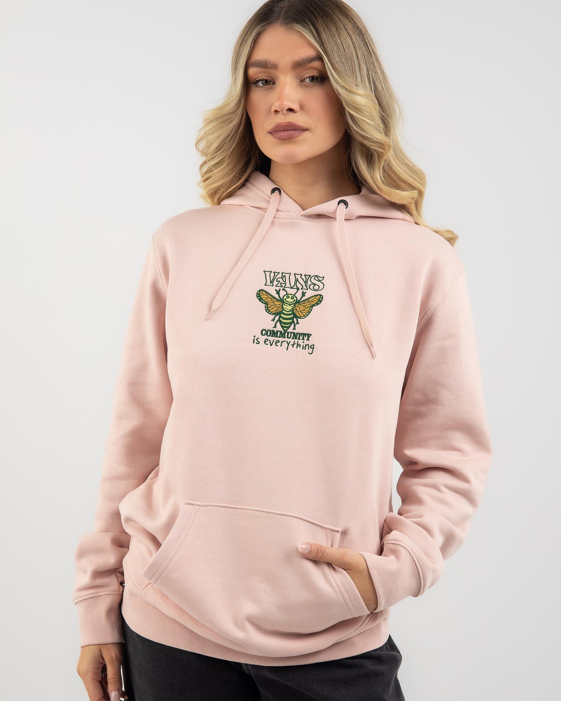 Vans Women's Growth Garden Hoodie in Pink