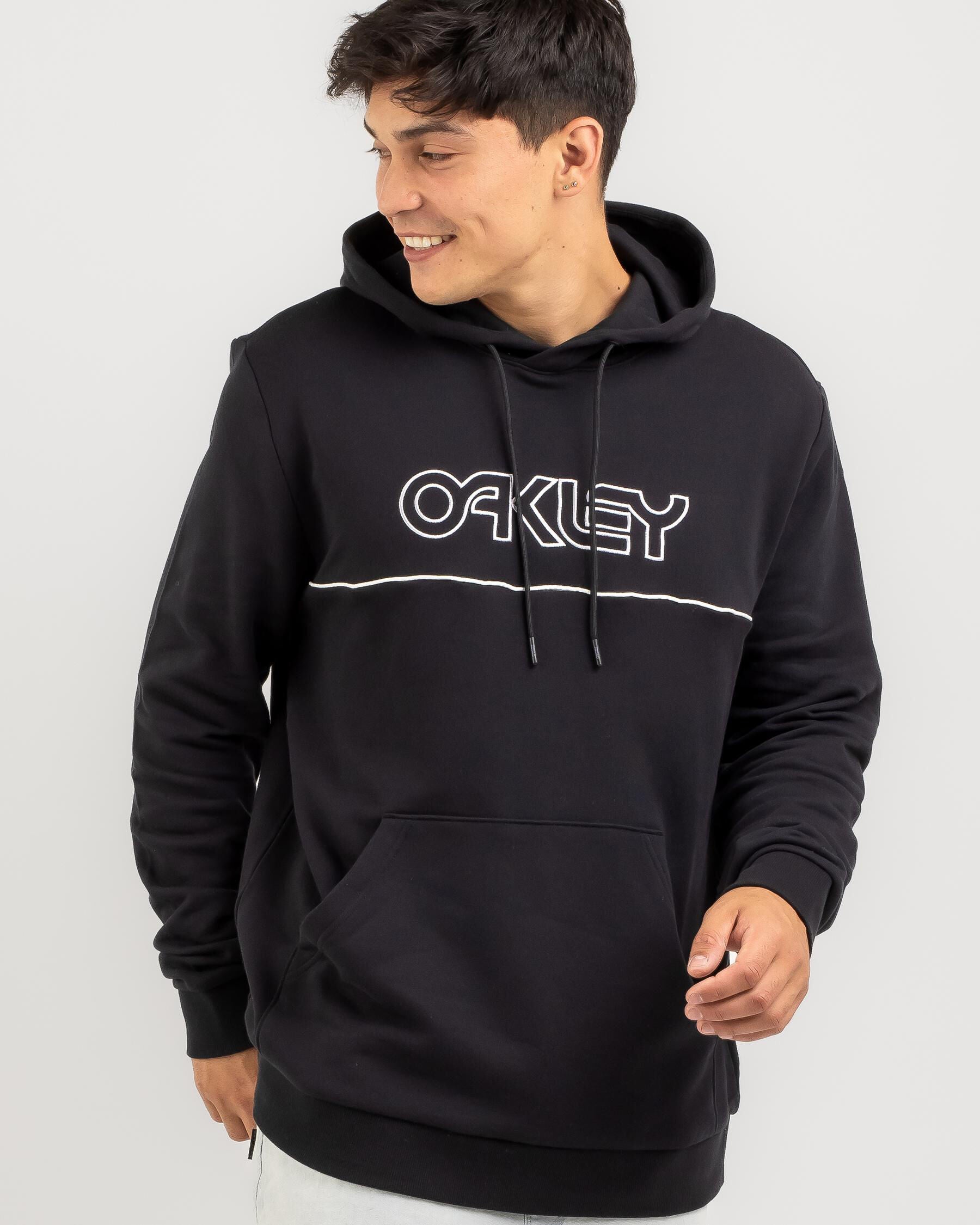 Oakley Men's Club House B1B Pull Over Hoodie in Black