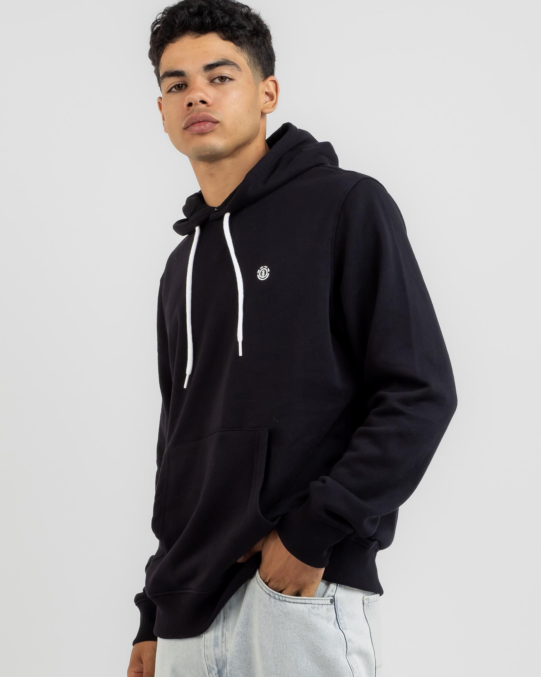 Element Men's Cornell Classic Hoodie in Black