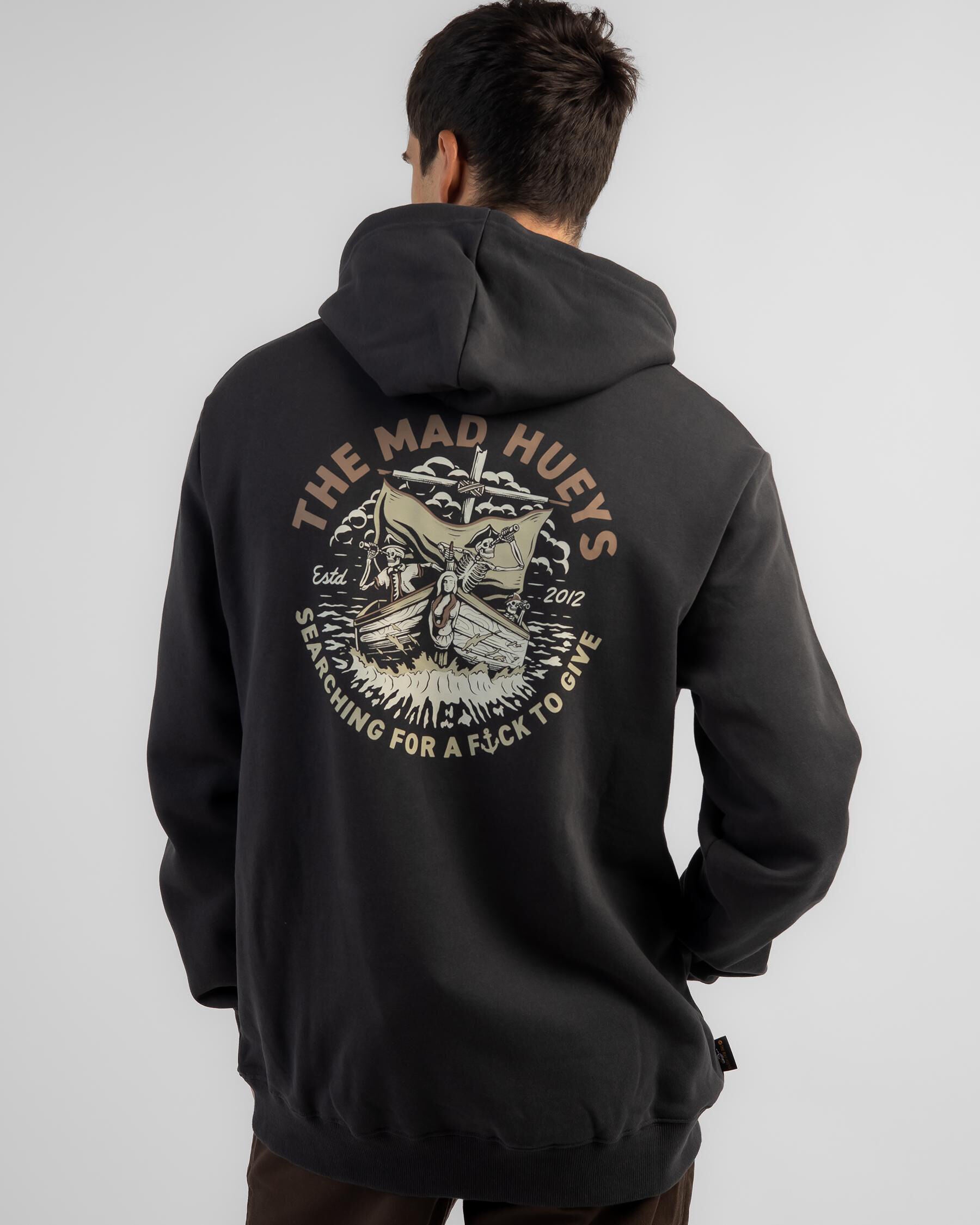 The Mad Hueys Men's Searching For A To Give Hoodie in Black